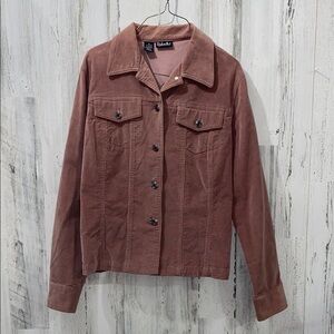 0617 Rafaella Pink Button Up Jacket